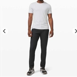 Lululemon 2022 Commission Pant Slim Men 40x27 Obsidian Office Stretch Golf FLAW